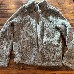 H&M Gray Sherpa Jacket